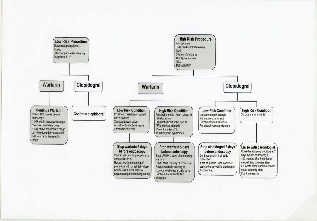 Anticoagulation and Colonoscopy Guidelines